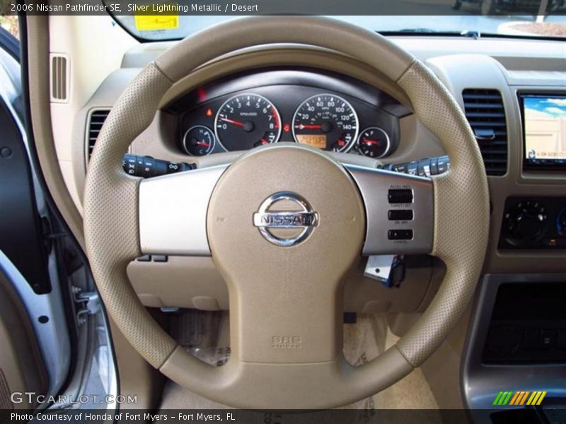 Silver Lightning Metallic / Desert 2006 Nissan Pathfinder SE