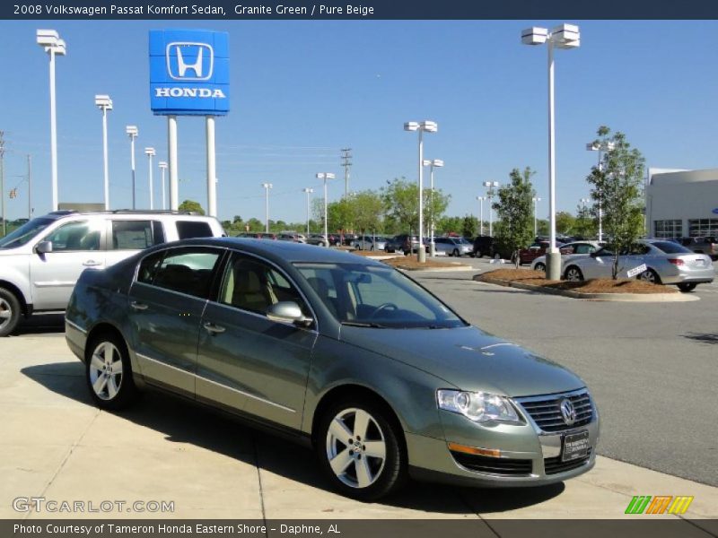 Granite Green / Pure Beige 2008 Volkswagen Passat Komfort Sedan