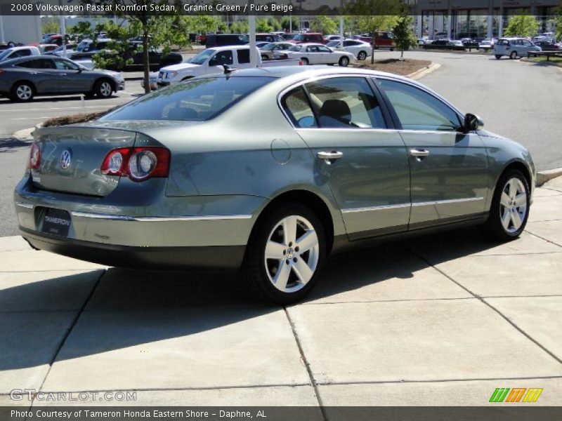 Granite Green / Pure Beige 2008 Volkswagen Passat Komfort Sedan