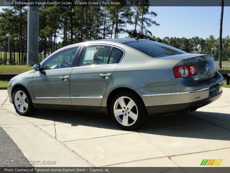Granite Green / Pure Beige 2008 Volkswagen Passat Komfort Sedan