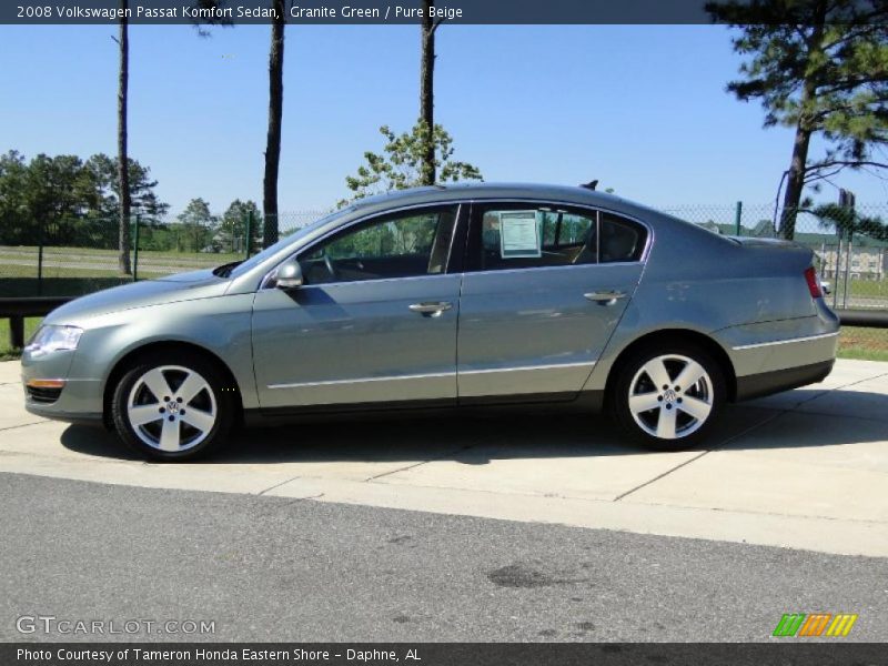 Granite Green / Pure Beige 2008 Volkswagen Passat Komfort Sedan