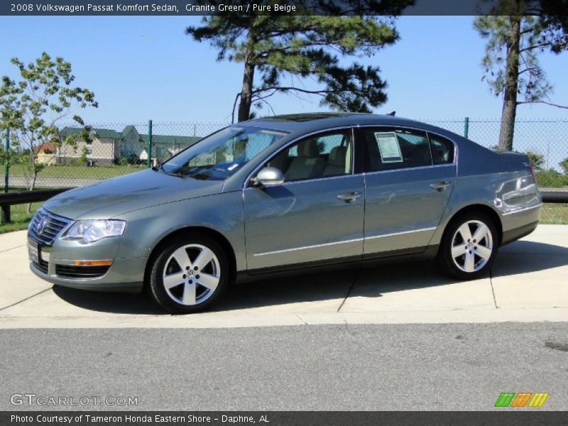 Granite Green / Pure Beige 2008 Volkswagen Passat Komfort Sedan