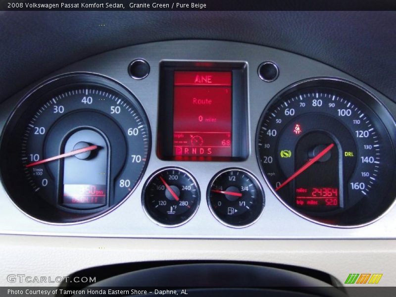Granite Green / Pure Beige 2008 Volkswagen Passat Komfort Sedan
