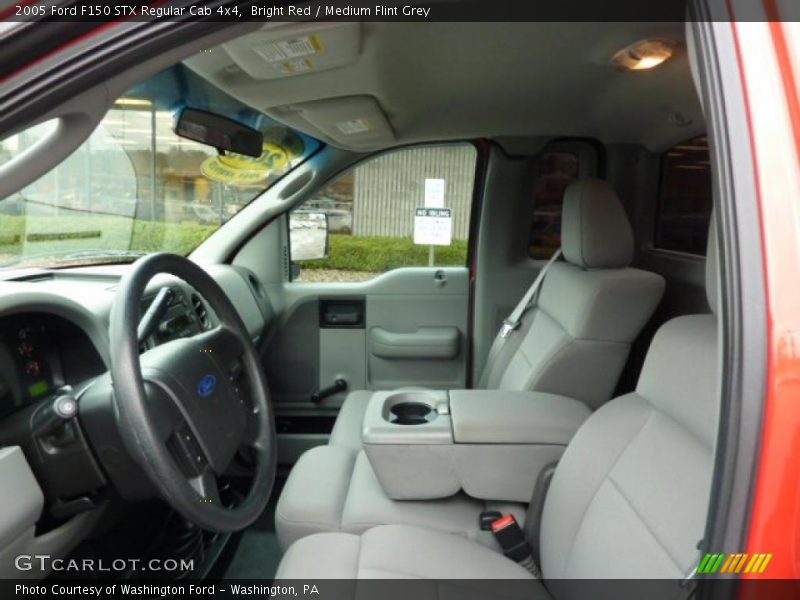 Bright Red / Medium Flint Grey 2005 Ford F150 STX Regular Cab 4x4