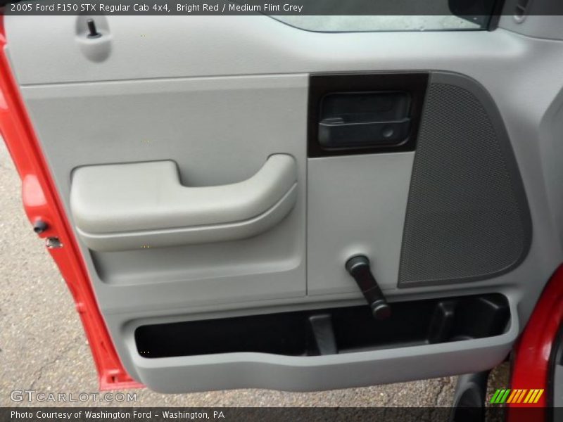Bright Red / Medium Flint Grey 2005 Ford F150 STX Regular Cab 4x4