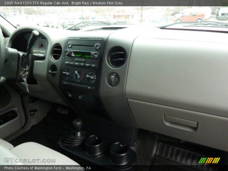 Bright Red / Medium Flint Grey 2005 Ford F150 STX Regular Cab 4x4