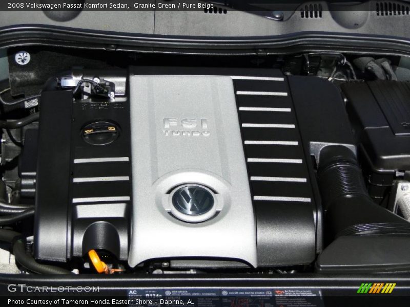 Granite Green / Pure Beige 2008 Volkswagen Passat Komfort Sedan