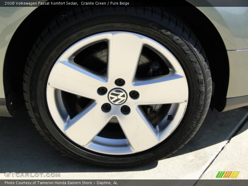 Granite Green / Pure Beige 2008 Volkswagen Passat Komfort Sedan
