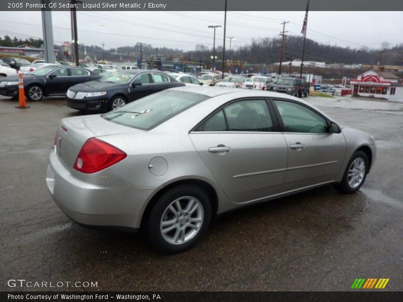 Liquid Silver Metallic / Ebony 2005 Pontiac G6 Sedan