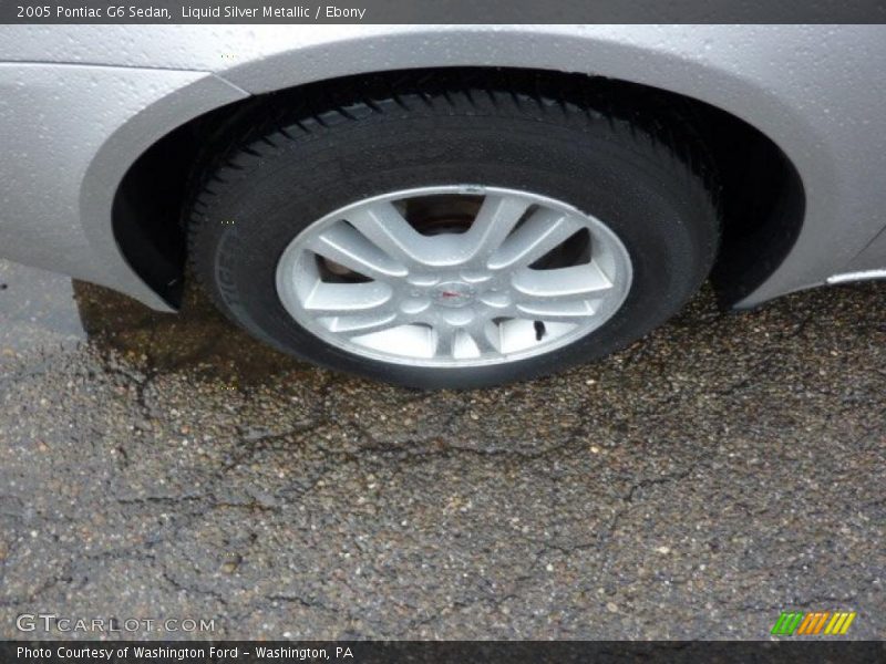 Liquid Silver Metallic / Ebony 2005 Pontiac G6 Sedan