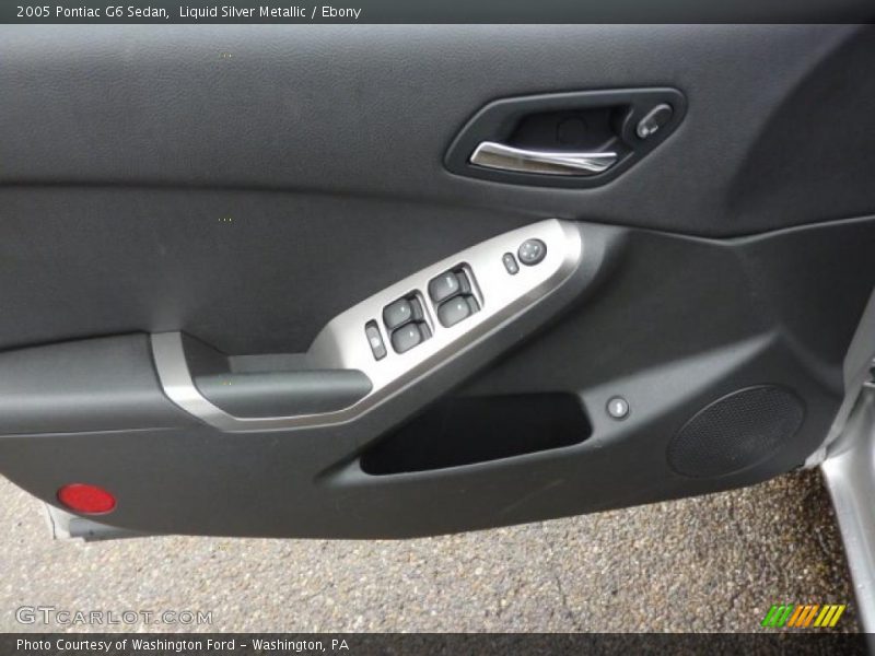 Liquid Silver Metallic / Ebony 2005 Pontiac G6 Sedan