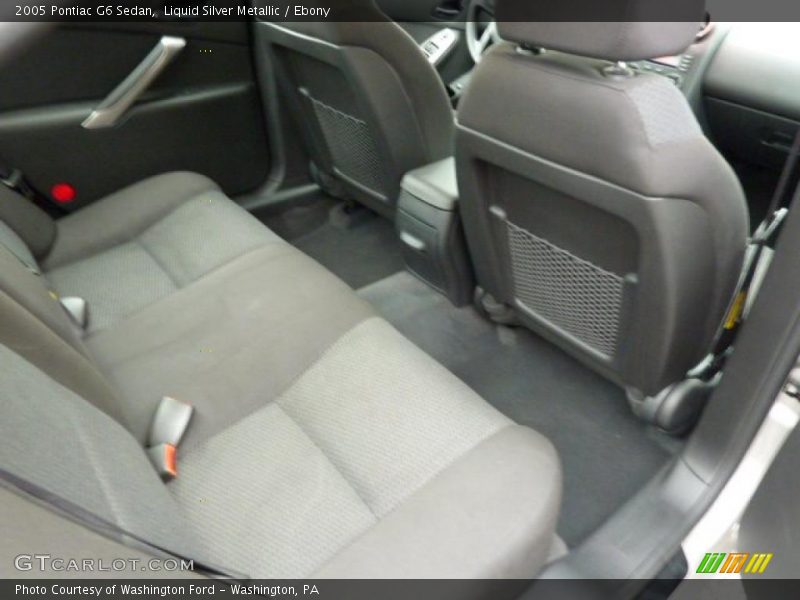 Liquid Silver Metallic / Ebony 2005 Pontiac G6 Sedan