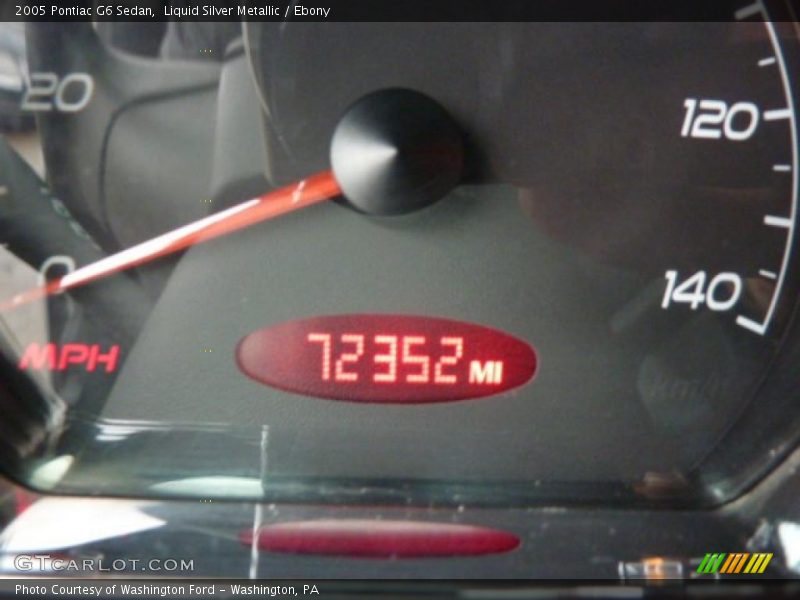 Liquid Silver Metallic / Ebony 2005 Pontiac G6 Sedan