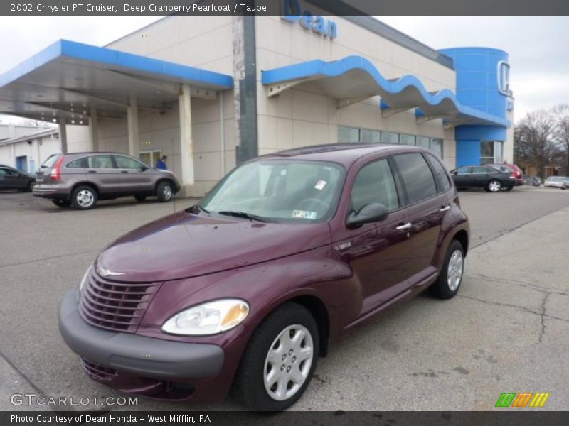 Deep Cranberry Pearlcoat / Taupe 2002 Chrysler PT Cruiser