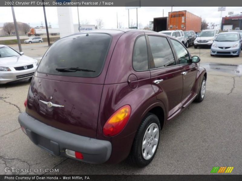Deep Cranberry Pearlcoat / Taupe 2002 Chrysler PT Cruiser