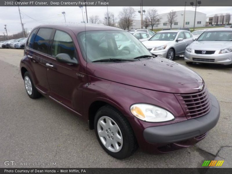 Deep Cranberry Pearlcoat / Taupe 2002 Chrysler PT Cruiser