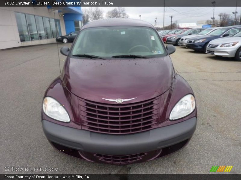 Deep Cranberry Pearlcoat / Taupe 2002 Chrysler PT Cruiser
