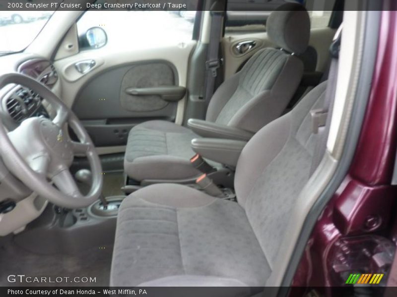 Deep Cranberry Pearlcoat / Taupe 2002 Chrysler PT Cruiser