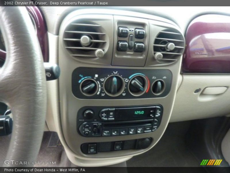 Deep Cranberry Pearlcoat / Taupe 2002 Chrysler PT Cruiser