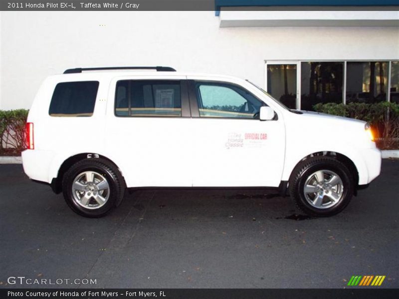 Taffeta White / Gray 2011 Honda Pilot EX-L