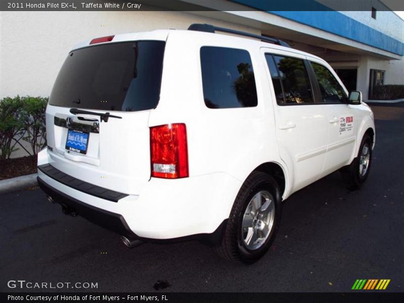 Taffeta White / Gray 2011 Honda Pilot EX-L