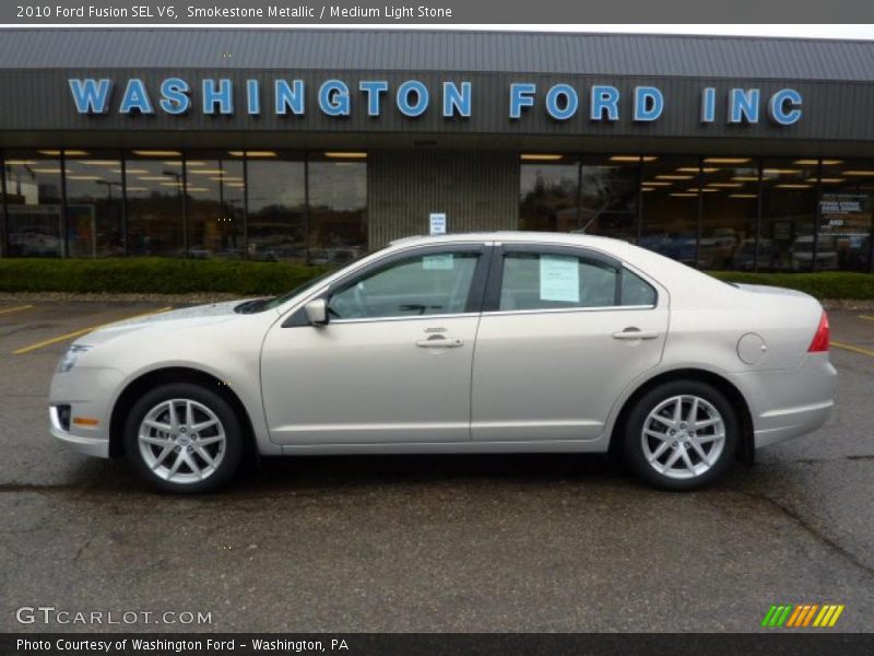 Smokestone Metallic / Medium Light Stone 2010 Ford Fusion SEL V6