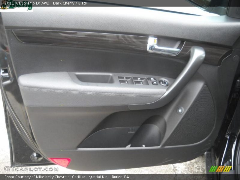 Dark Cherry / Black 2011 Kia Sorento LX AWD