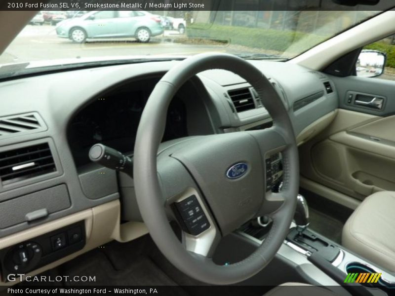 Smokestone Metallic / Medium Light Stone 2010 Ford Fusion SEL V6