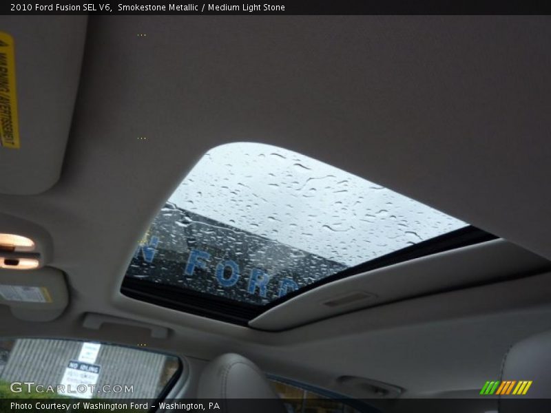 Smokestone Metallic / Medium Light Stone 2010 Ford Fusion SEL V6