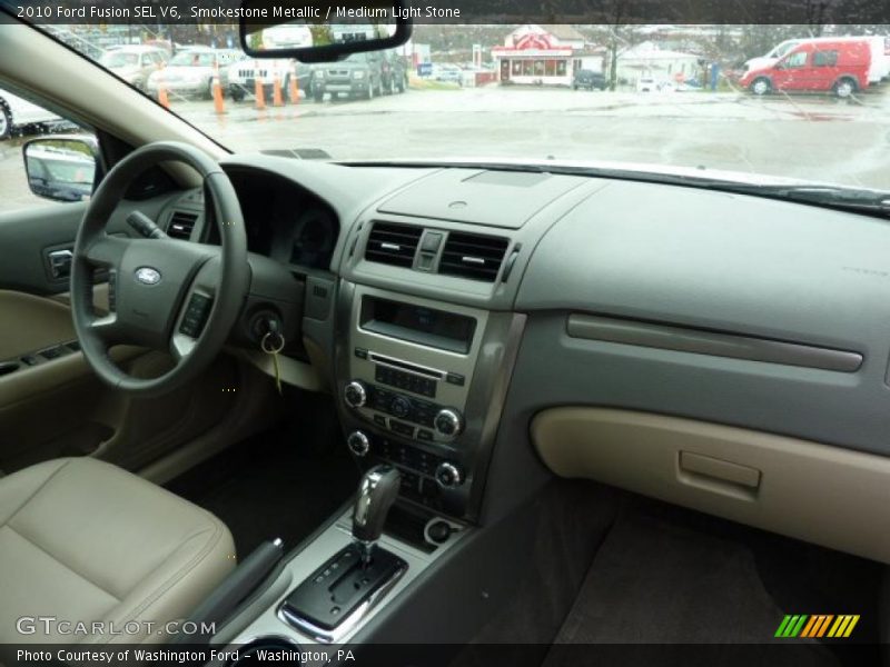 Smokestone Metallic / Medium Light Stone 2010 Ford Fusion SEL V6