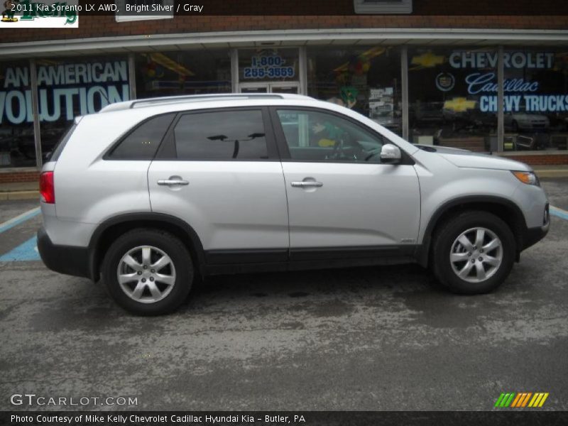 Bright Silver / Gray 2011 Kia Sorento LX AWD