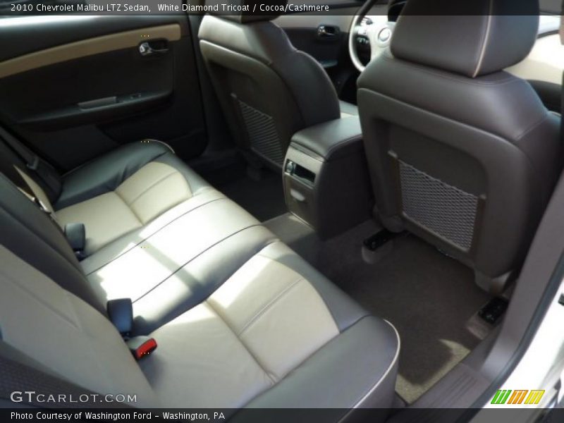 White Diamond Tricoat / Cocoa/Cashmere 2010 Chevrolet Malibu LTZ Sedan