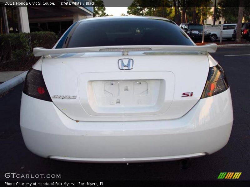 Taffeta White / Black 2011 Honda Civic Si Coupe