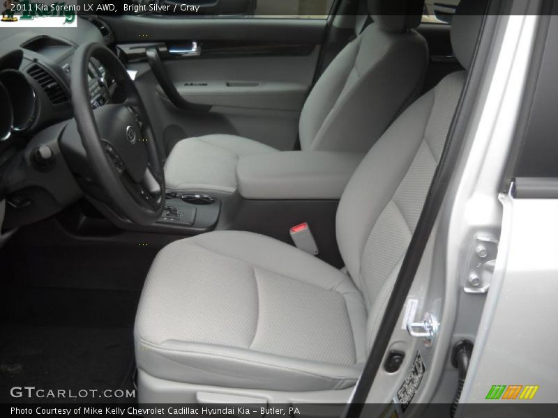 Bright Silver / Gray 2011 Kia Sorento LX AWD