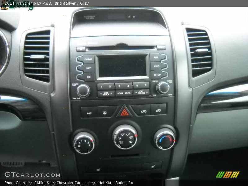 Bright Silver / Gray 2011 Kia Sorento LX AWD