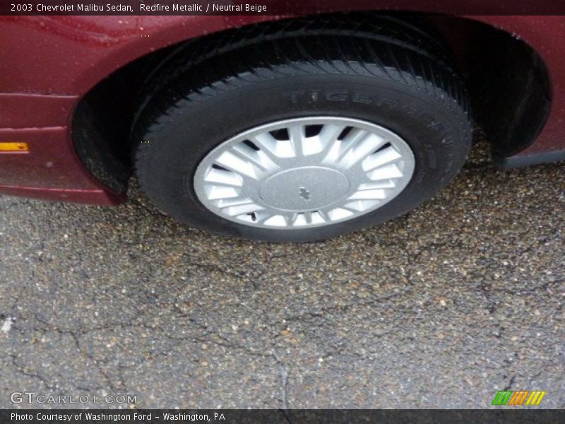 Redfire Metallic / Neutral Beige 2003 Chevrolet Malibu Sedan