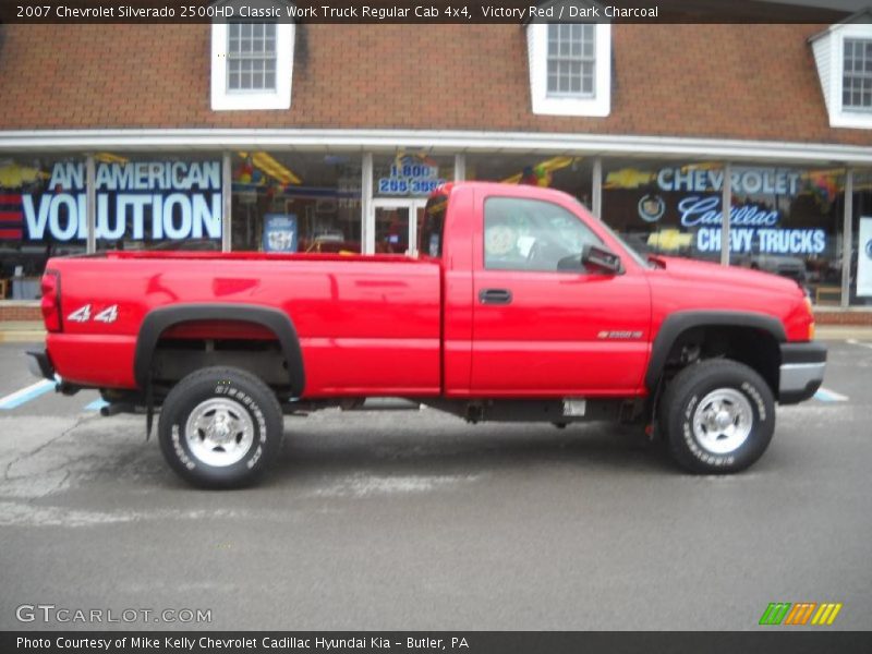 Victory Red / Dark Charcoal 2007 Chevrolet Silverado 2500HD Classic Work Truck Regular Cab 4x4
