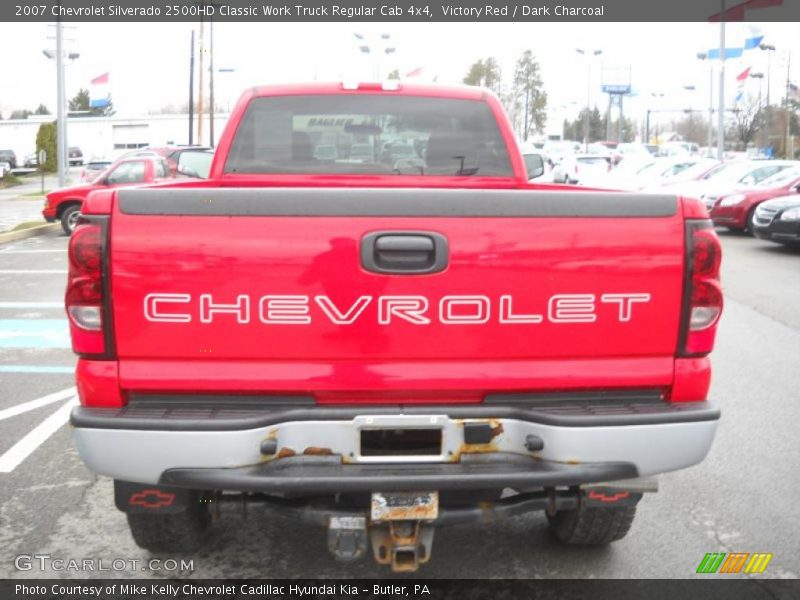 Victory Red / Dark Charcoal 2007 Chevrolet Silverado 2500HD Classic Work Truck Regular Cab 4x4