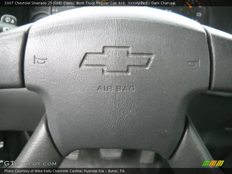 Victory Red / Dark Charcoal 2007 Chevrolet Silverado 2500HD Classic Work Truck Regular Cab 4x4