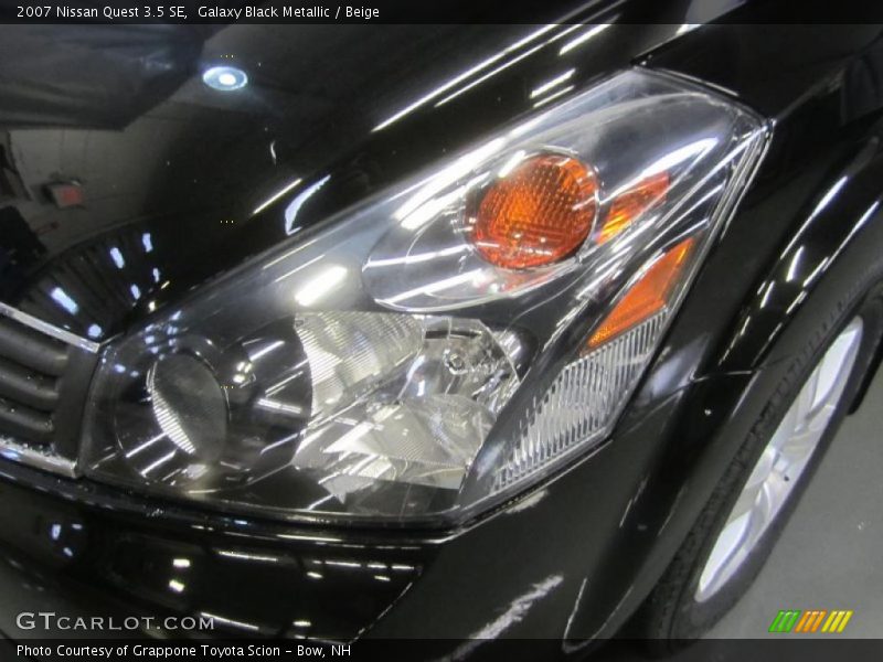 Galaxy Black Metallic / Beige 2007 Nissan Quest 3.5 SE