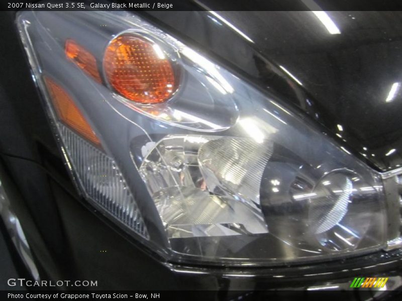 Galaxy Black Metallic / Beige 2007 Nissan Quest 3.5 SE