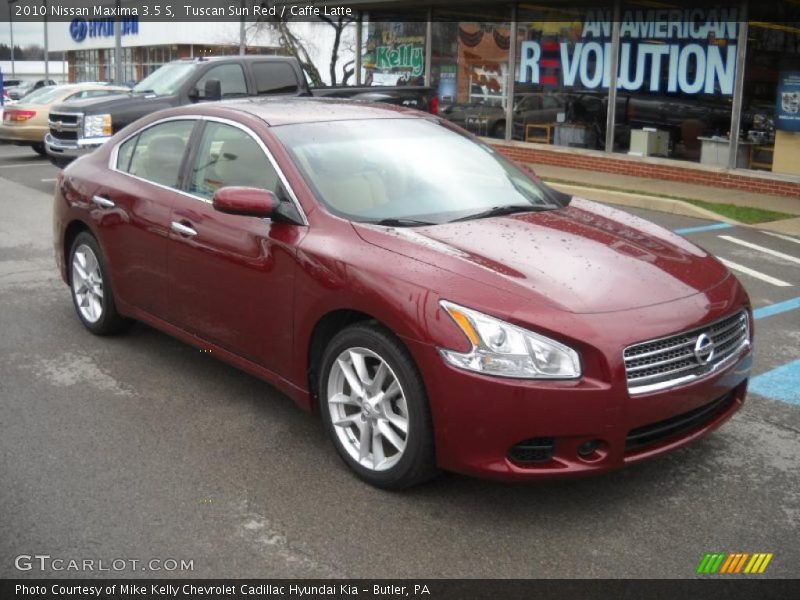 Tuscan Sun Red / Caffe Latte 2010 Nissan Maxima 3.5 S