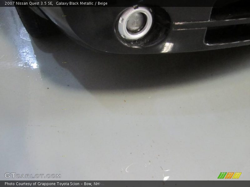 Galaxy Black Metallic / Beige 2007 Nissan Quest 3.5 SE