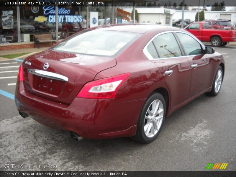 Tuscan Sun Red / Caffe Latte 2010 Nissan Maxima 3.5 S
