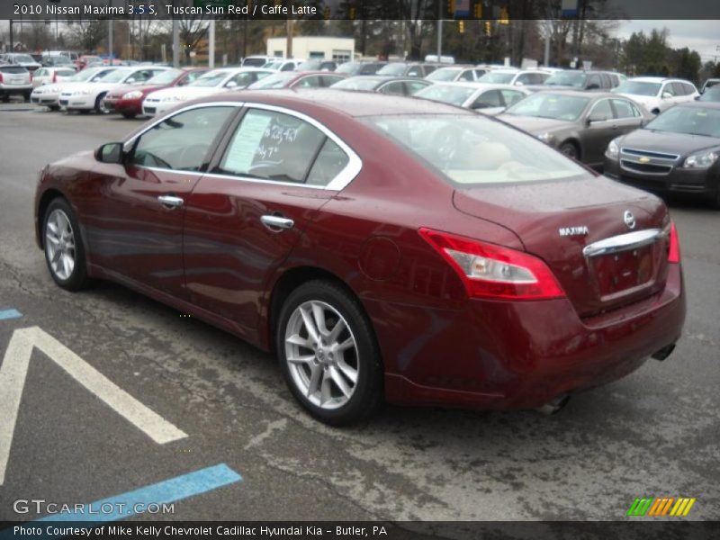 Tuscan Sun Red / Caffe Latte 2010 Nissan Maxima 3.5 S