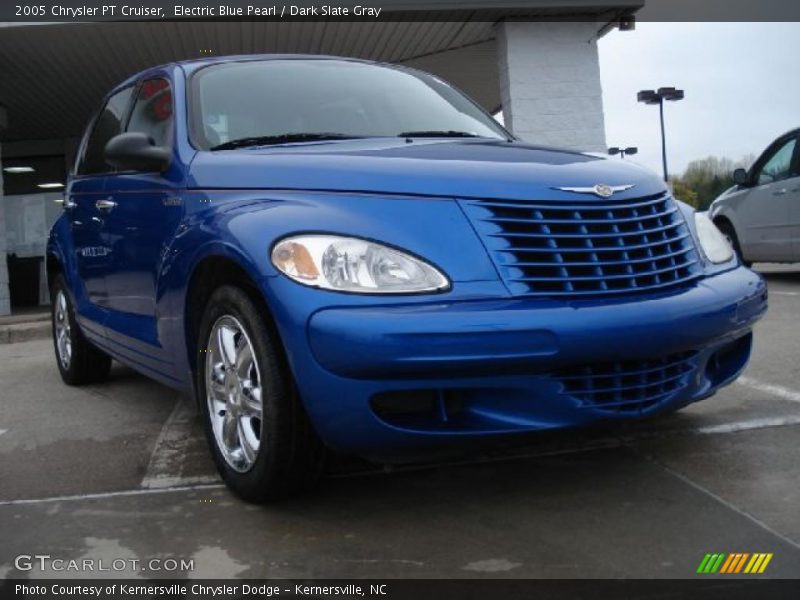 Electric Blue Pearl / Dark Slate Gray 2005 Chrysler PT Cruiser