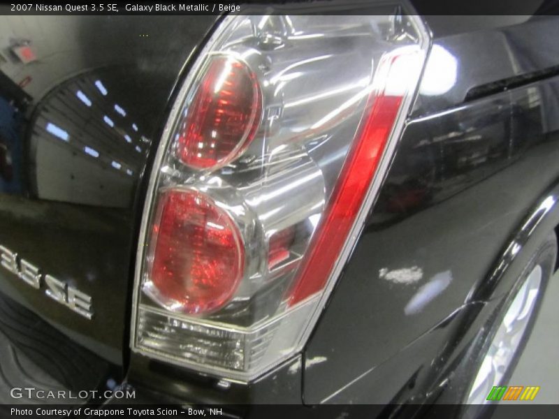 Galaxy Black Metallic / Beige 2007 Nissan Quest 3.5 SE