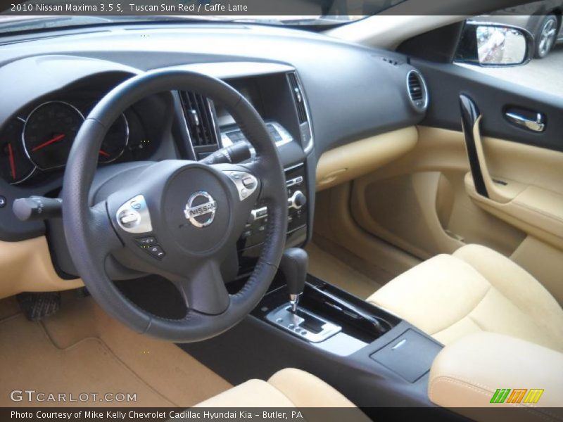 Tuscan Sun Red / Caffe Latte 2010 Nissan Maxima 3.5 S