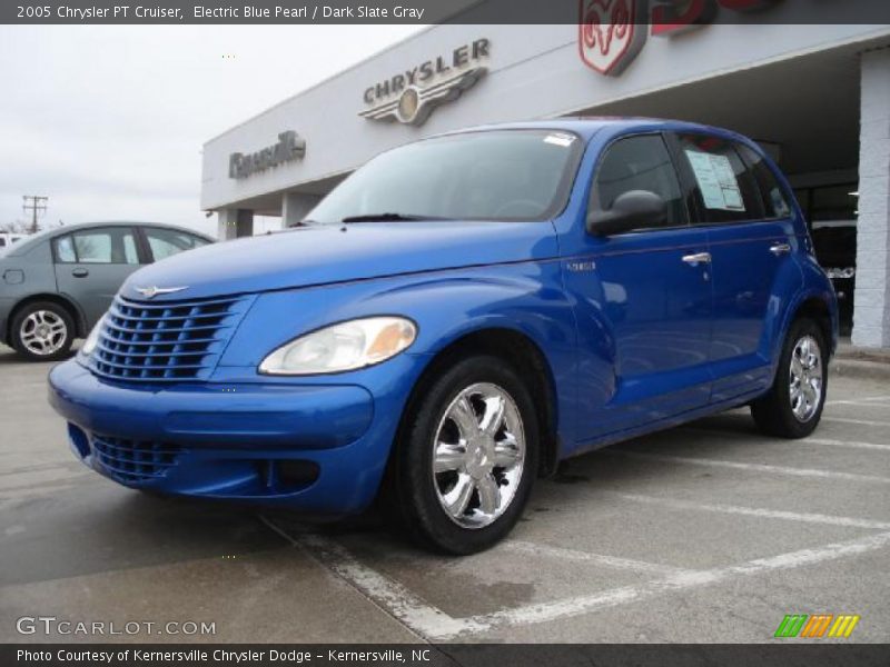 Electric Blue Pearl / Dark Slate Gray 2005 Chrysler PT Cruiser
