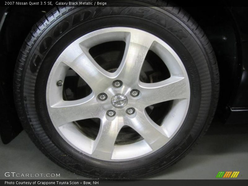 Galaxy Black Metallic / Beige 2007 Nissan Quest 3.5 SE